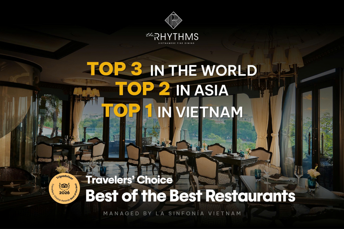 Le restaurant The Rhythms figure parmi les 3 meilleurs restaurants gastronomiques au monde en 2026, selon le classement établi par TripAdvisor.<br>
Photo: The Rhythms Restaurant