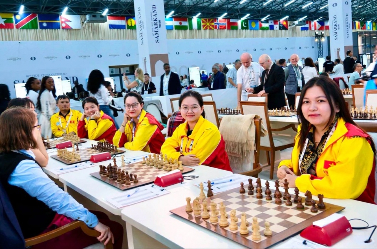 El ajedrez vietnamita protagonizó una destacada actuación en una edición memorable de la Olimpiada. Foto: Federación de Ajedrez de Vietnam