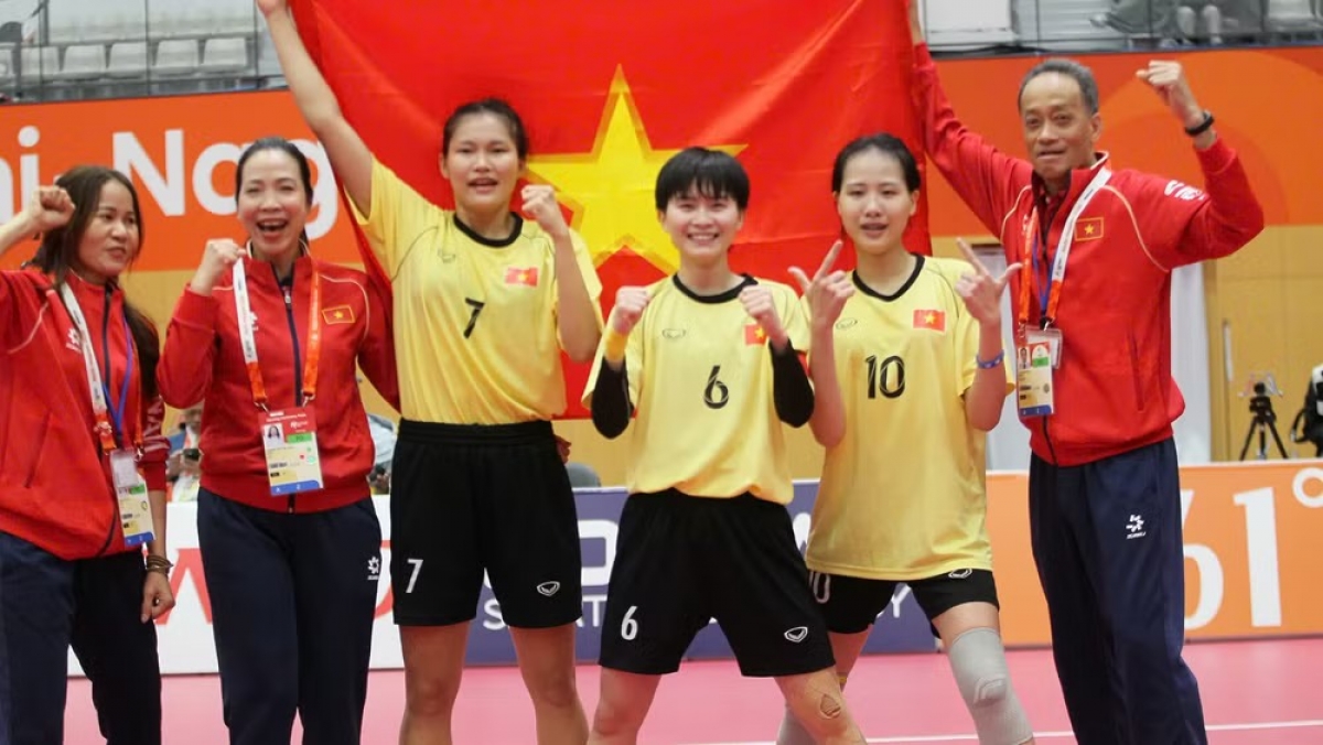 Viet Nam’s sepak takraw team (Photo: NDO)