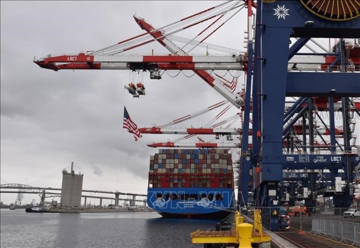 The Port of Long Beach in California, the US. (Photo: Xinhua/VNA)
