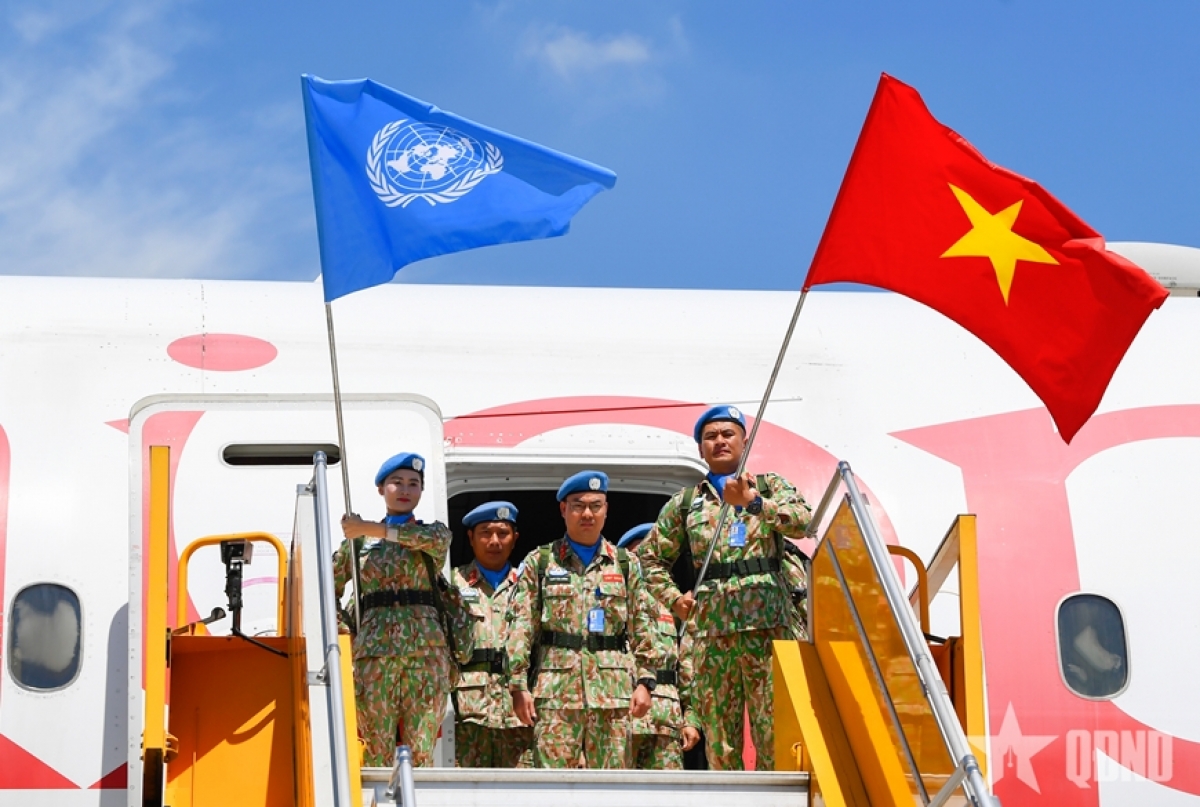Vietnam’s Engineering Unit Rotation 4 returns to Hanoi on September 29, 2026. (Photo: VPA)