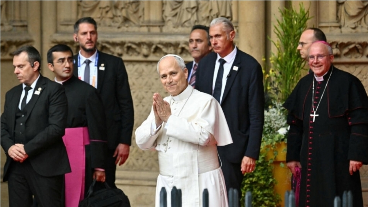 Le pape Léon XIV exprime sa gratitude au président français, aux autorités civiles, à la Conférence des évêques de France et aux équipes de bénévoles. Photo: Reuters