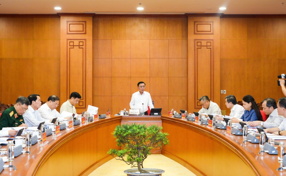 Quang cảnh cuộc họp. Ảnh: Hoàng Ân/VOV1