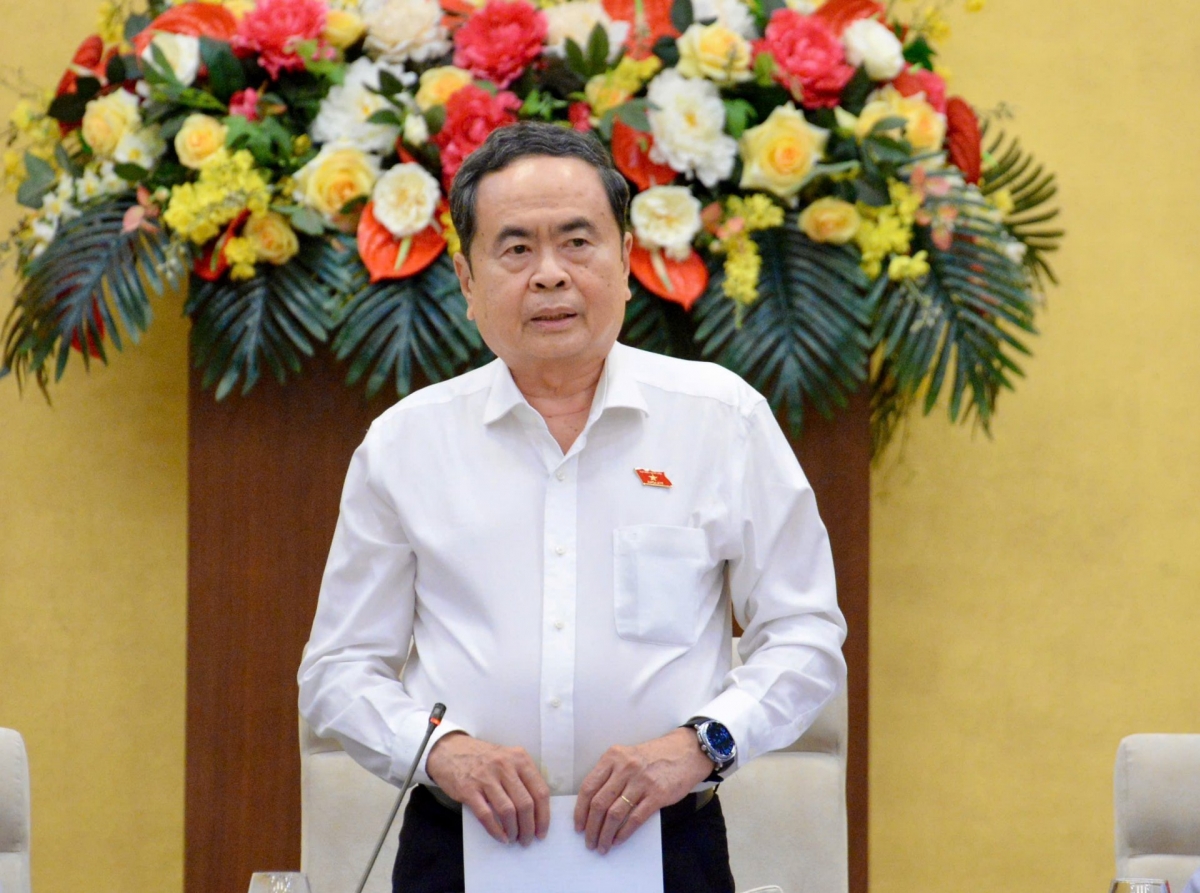 El presidente del Parlamento vietnamita, Tran Thanh Man. Foto: Le Tuyet/VOV