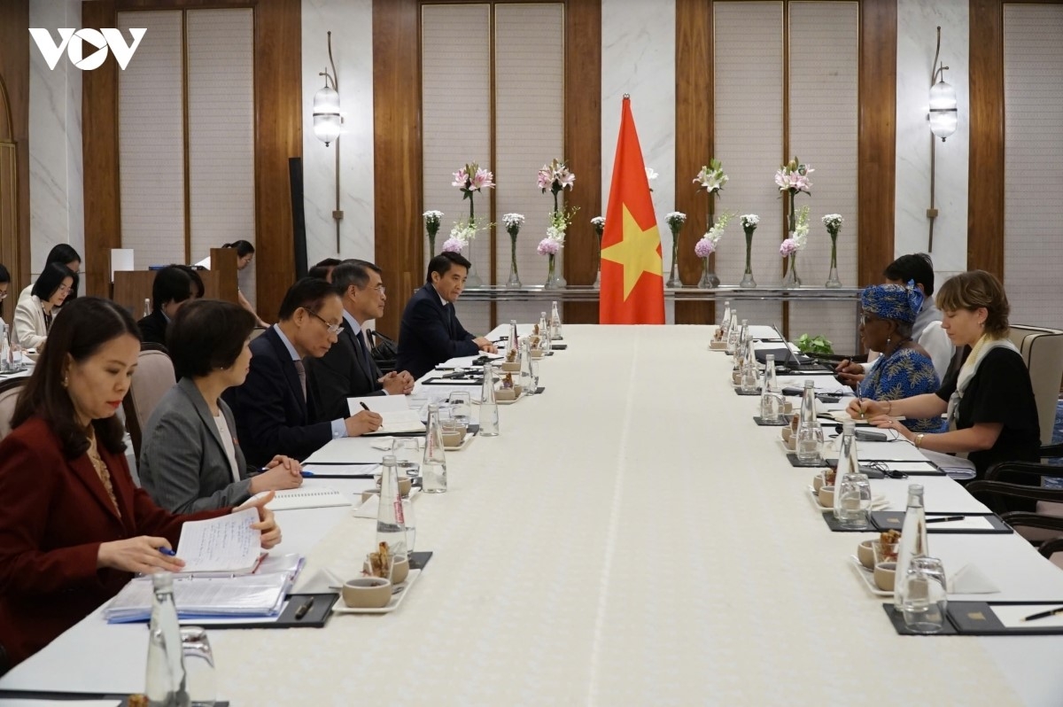 Toàn cảnh buổi tiếp đón