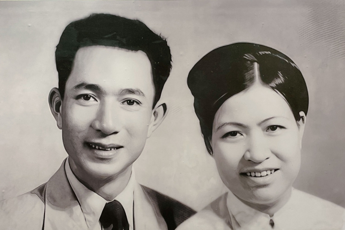 Chân dung ông Trịnh Văn Bô và bà Hoàng Thị Minh Hồ - gia đình chủ nhân 48 Hàng Ngang, những người đã dành ngôi nhà của mình cho cách mạng.