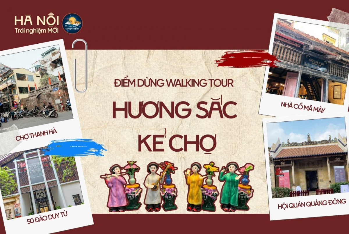 Tempat kunjungi dalam proyek "Walking Tour Artisan) (Foto: Hanoi - Pengalaman Baru)