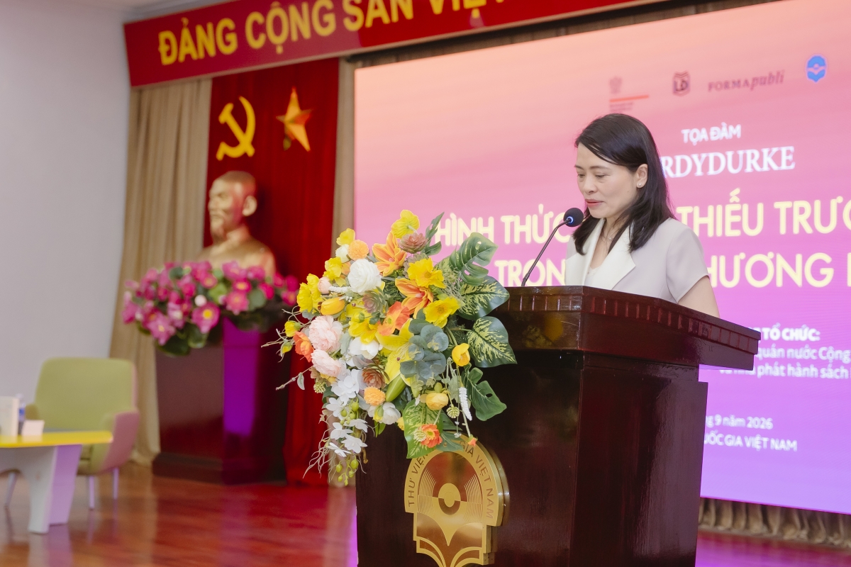 Giám đốc Nhà xuất bản Lao Động, bà Mai Thị Thanh Hằng.