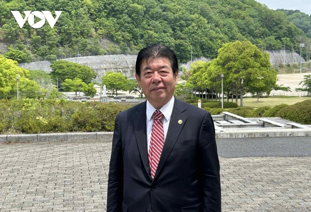 美作市の萩原・誠司市長　写真：VOV/Tokyo