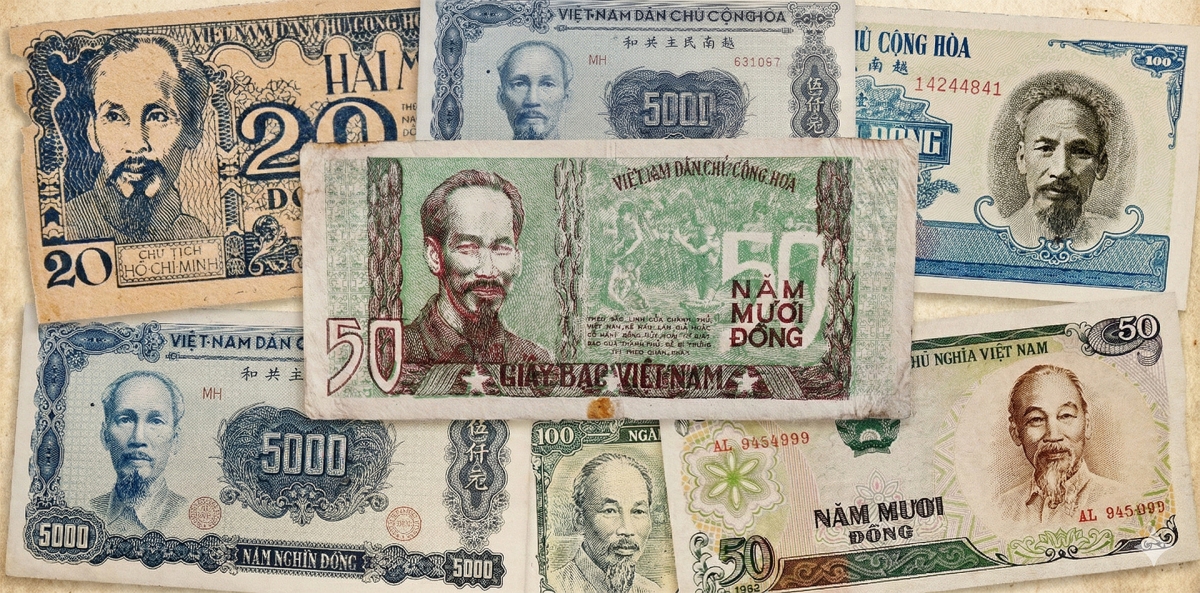 The story of Vietnamese banknotes is closely connected with the country’s modern history (Photo: Vietnamnet)