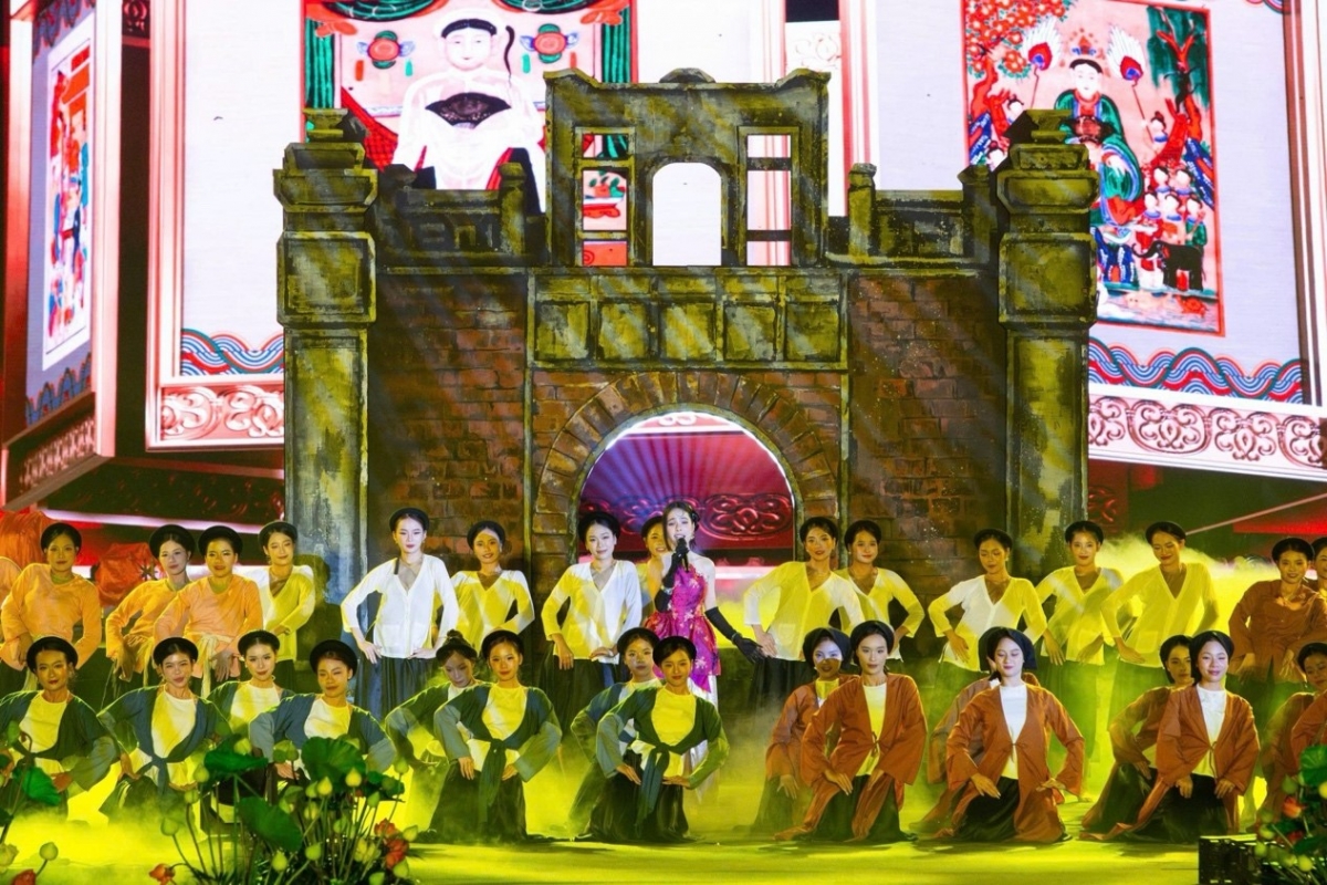A performance at the Thang Long – Hanoi Festival 2026 (Photo: Ngoc Anh/VOV5)