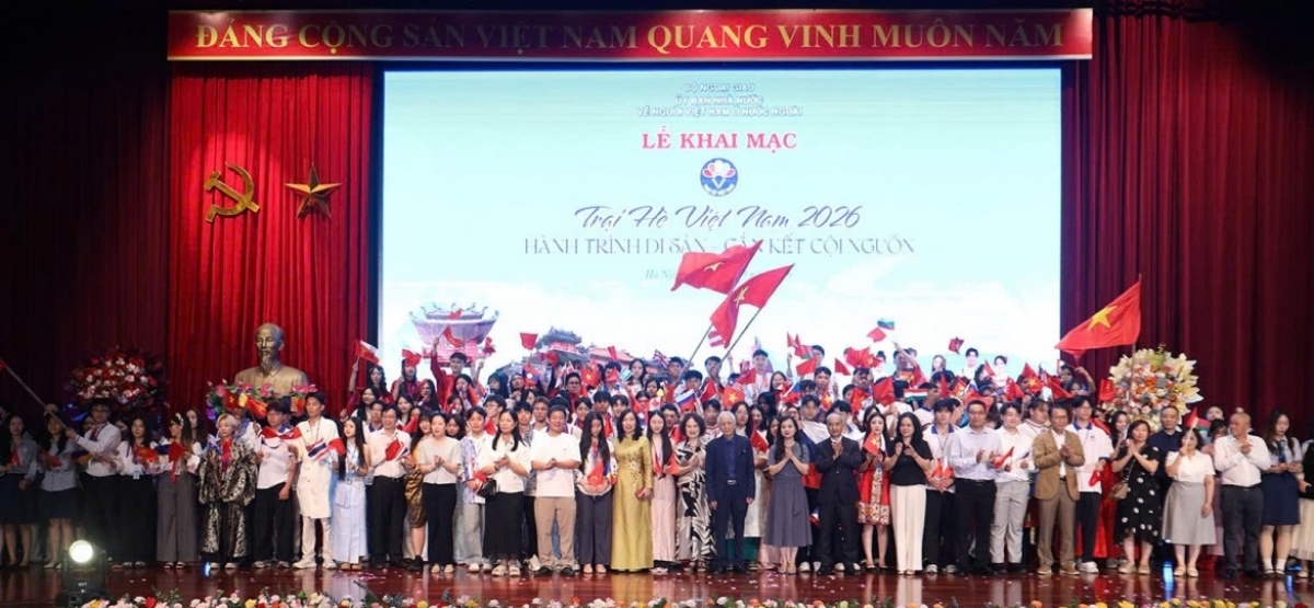 Kiều bào tham gia Trại hè Việt Nam 2026. Ảnh: Ủy ban nhà nước về người Việt Nam ở nước ngoài.