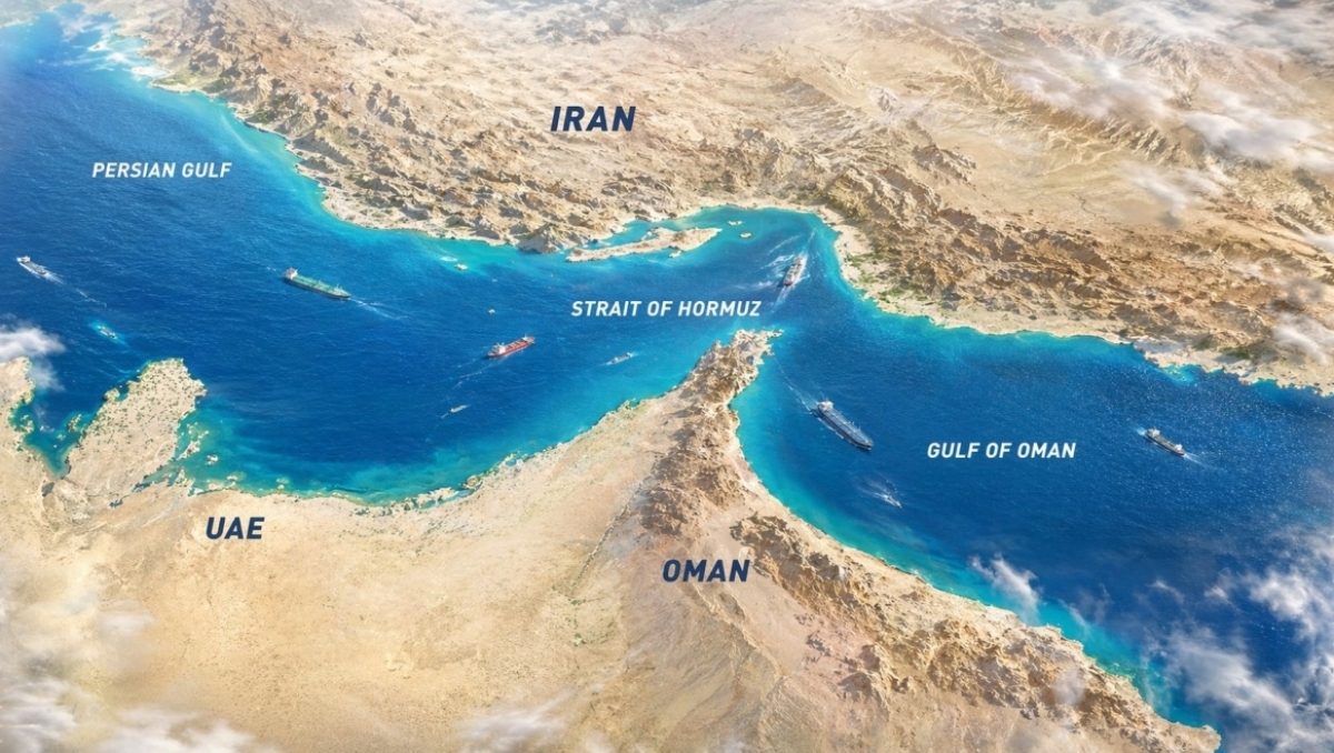 The Strait of Hormuz (Source: Reuters)