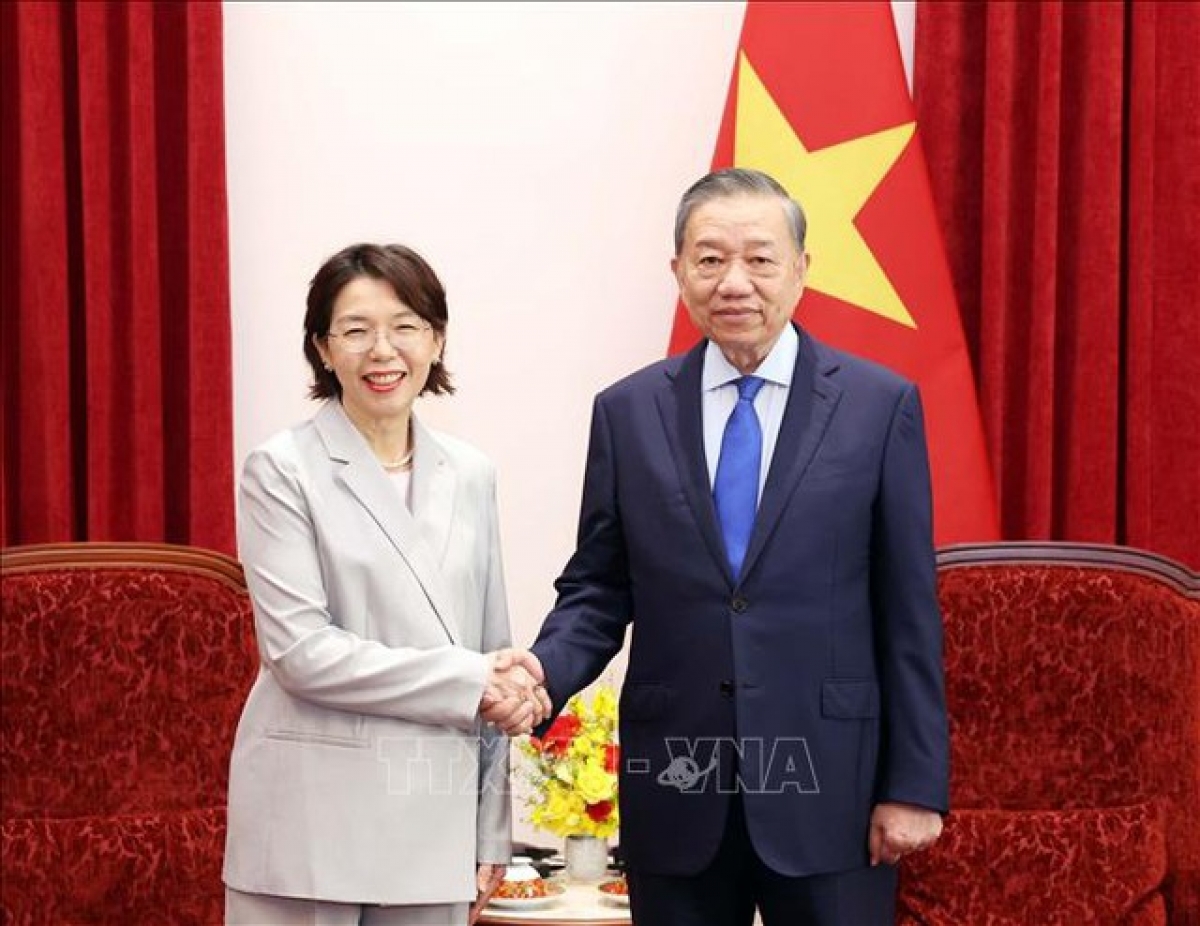 韓国大使との会見　　 写真: TTXVN