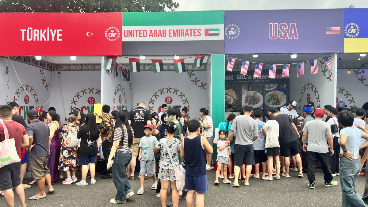 35 countries participate in the World Food Festival (Photo: The Hung)