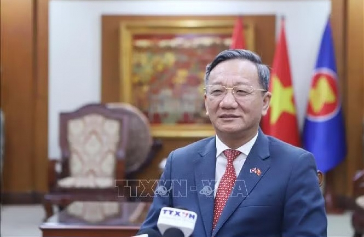 นาย เหงียนมิงห์เติม เอกอัครราชทูตเวียดนามประจำลาว (Photo: TTXVN)