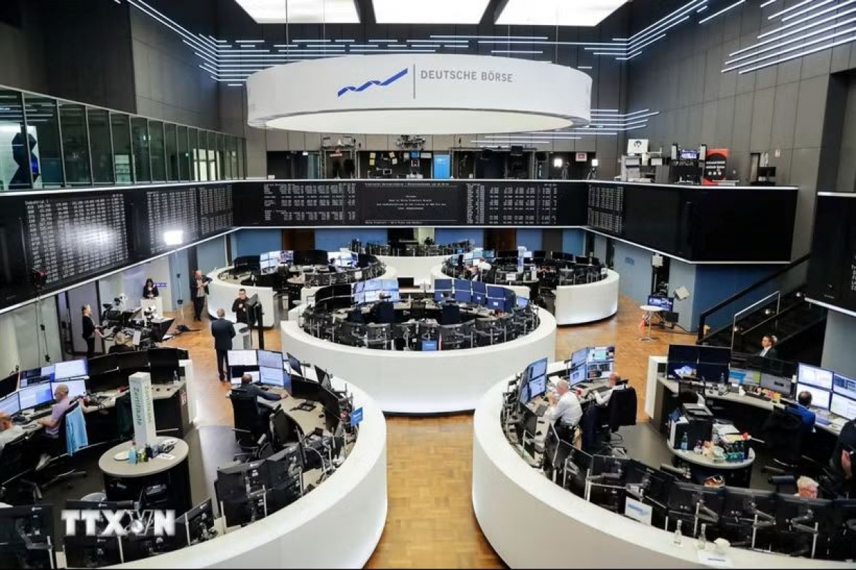 La Bolsa de Valores de Frankfurt, Alemania. Foto: VNA