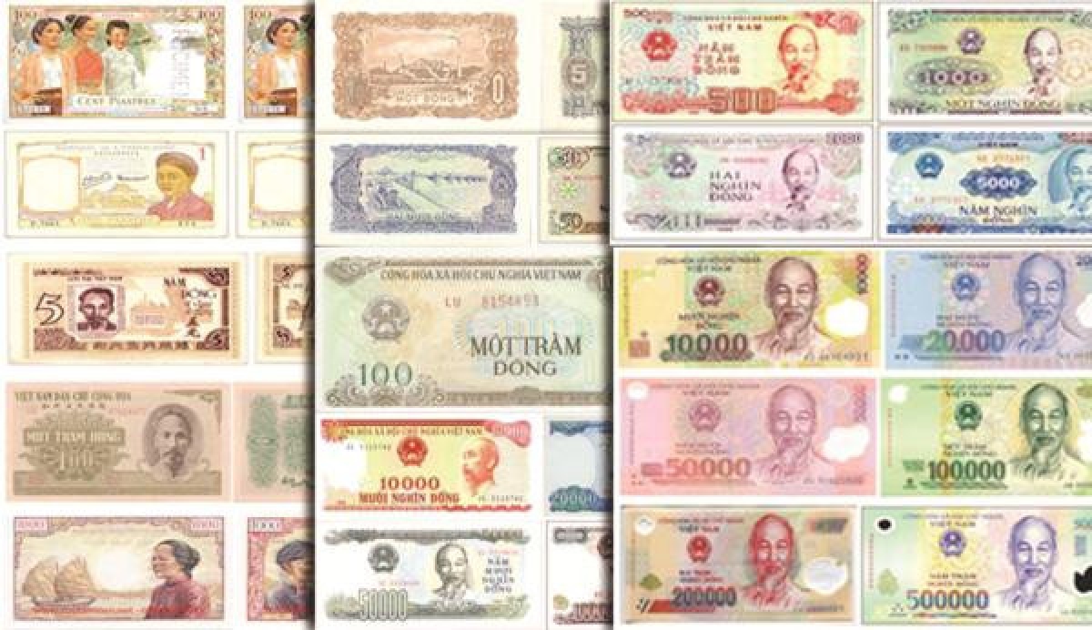 ຕັ້ງແຕ່ປີ 1945 ຈົນເຖິງປະຈຸບັນ, ລະບົບເງິນຕາຂອງ ຫວຽດນາມ ໄດ້ຜ່ານການປ່ຽນທະນະບັດທີ່ສຳຄັນ 6 ຄັ້ງ<br>
(ພາບ​ປະ​ກອບ: hanoimoi.vn)