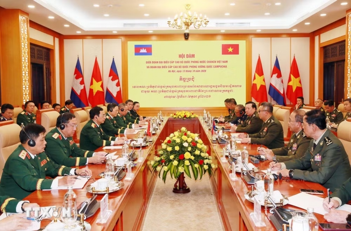 Quang cảnh hội đàm. Ảnh: Trọng Đức/TTXVN