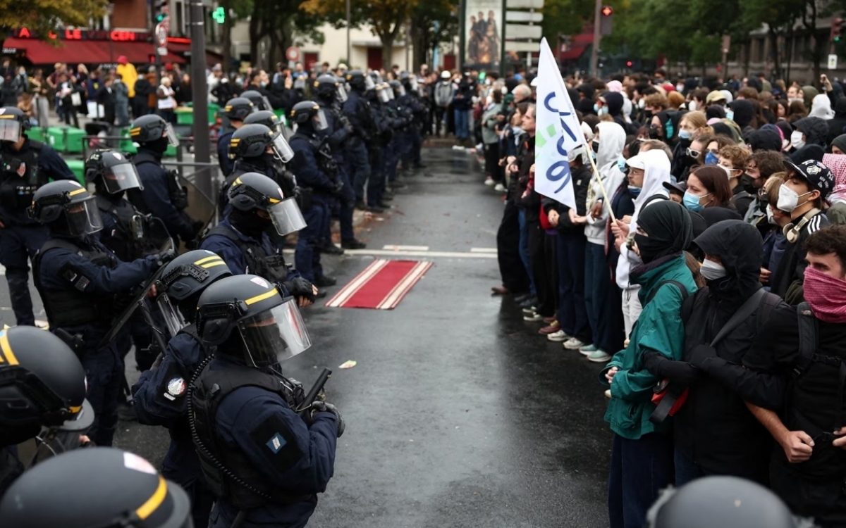 Manifestation en France. Photo: Reuters.