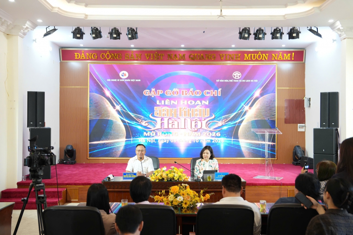  Họp báo Liên hoan sân khấu Thủ đô mở rộng 2026
