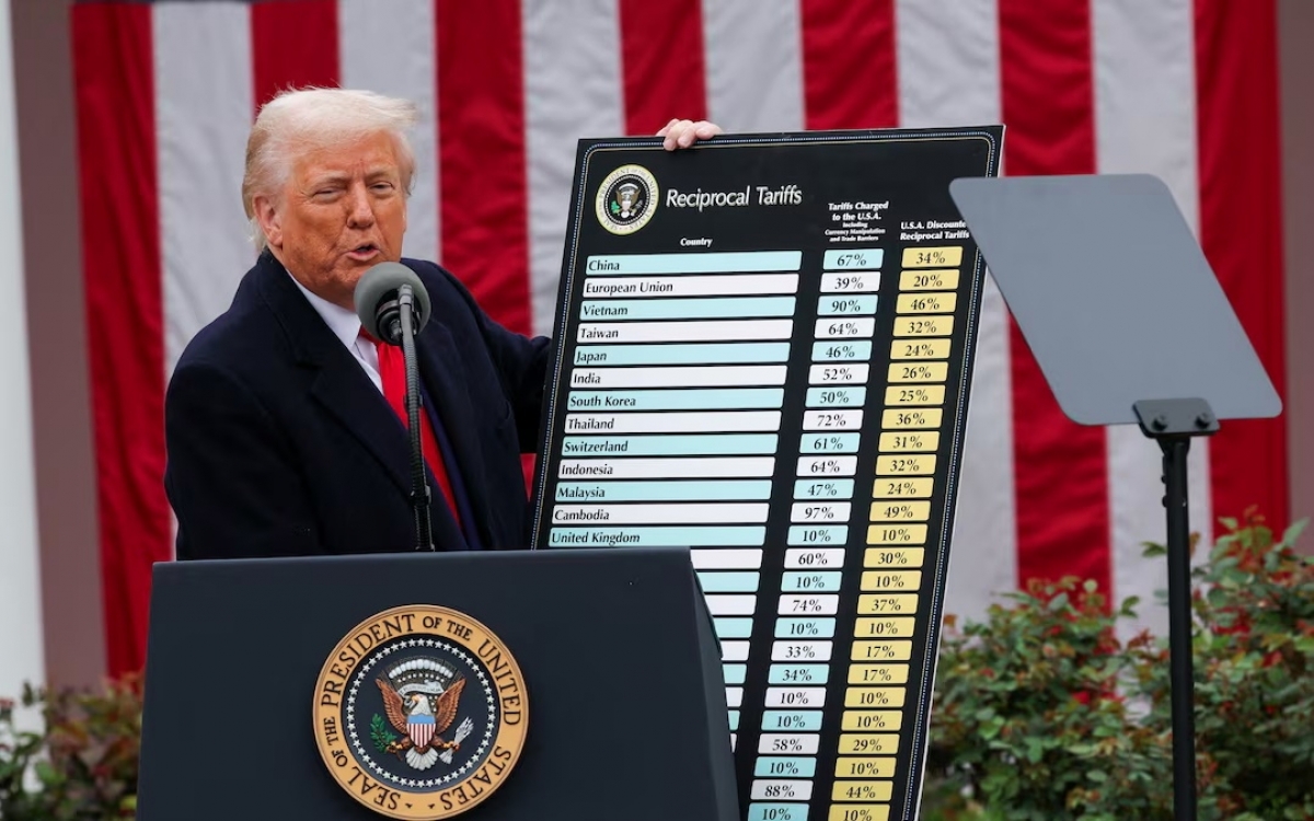 Le président américain Donald Trump. Photo: REUTERS