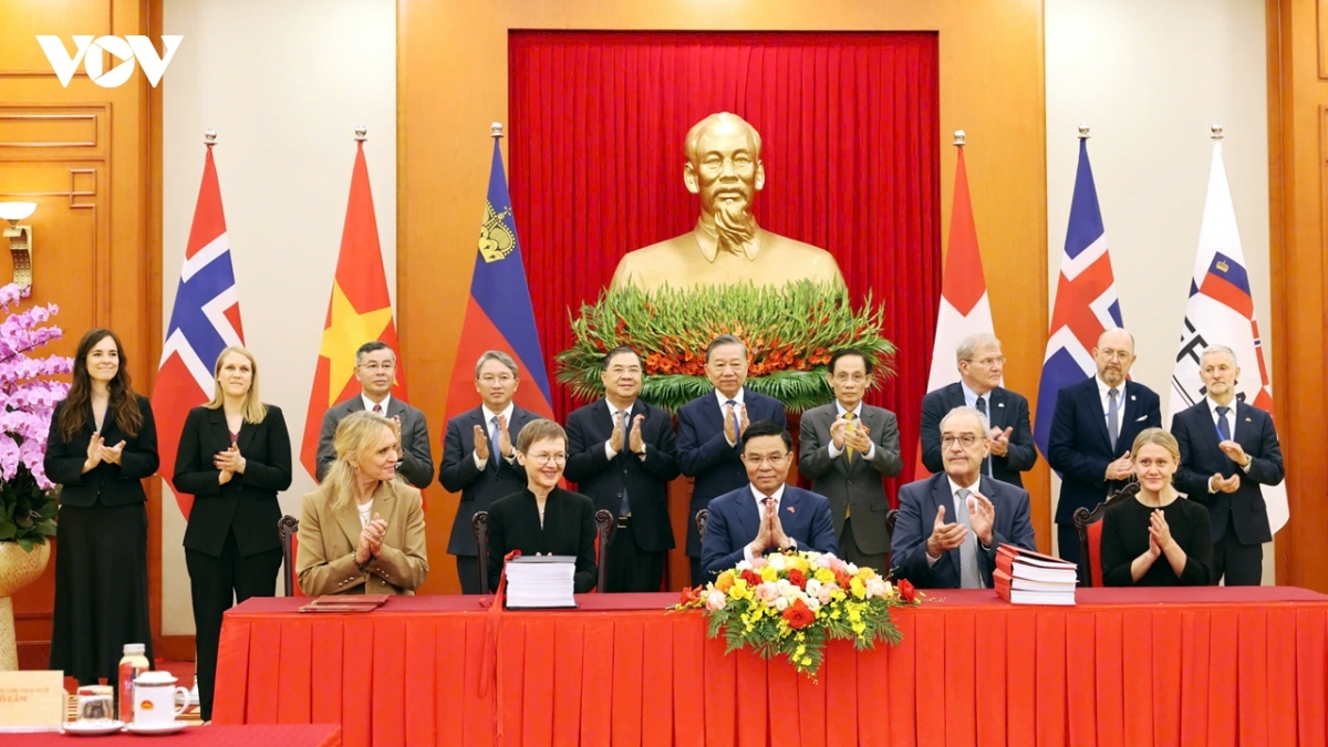 署名式の様子（写真：VOV）