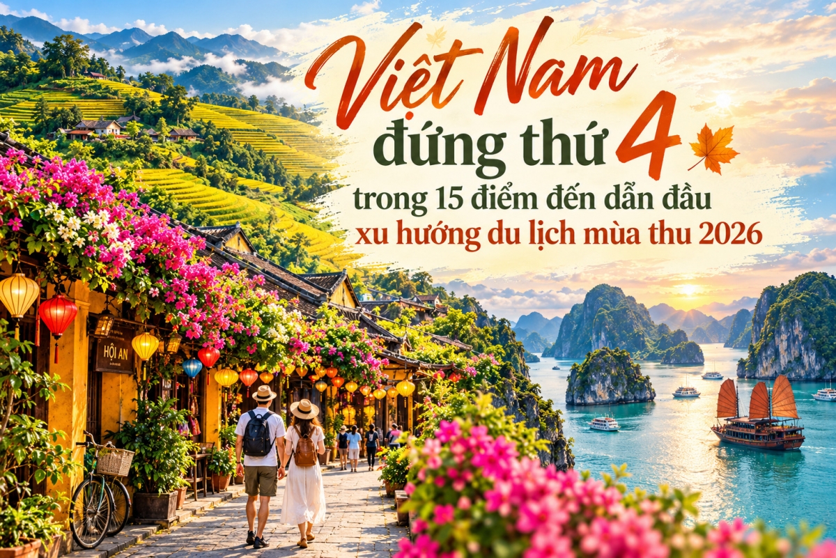 Lonely Planet vient de publier sa liste des «15 destinations qui dominent les tendances touristiques de l'automne 2026», dans laquelle le Vietnam se classe au 4e rang mondial. Photo d'illustration: VOV5