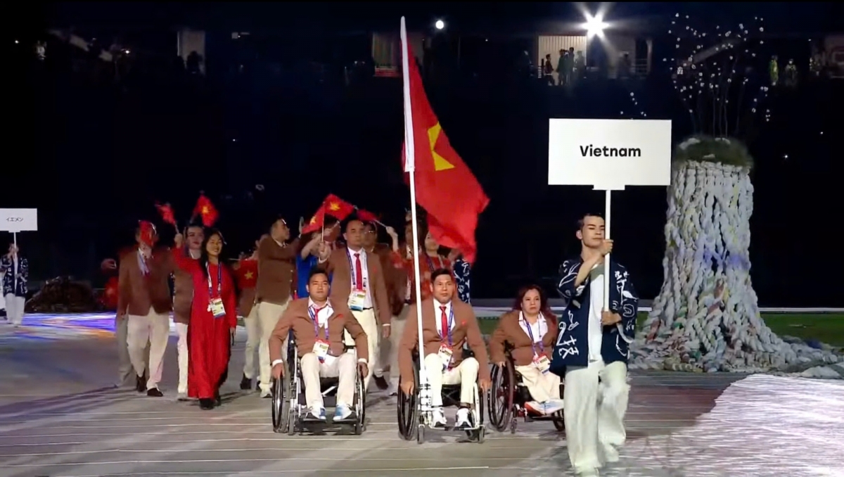 La délégation vietnamienne participe aux 5es Jeux asiatiques paralympiques. Photo: Comité d’organisation