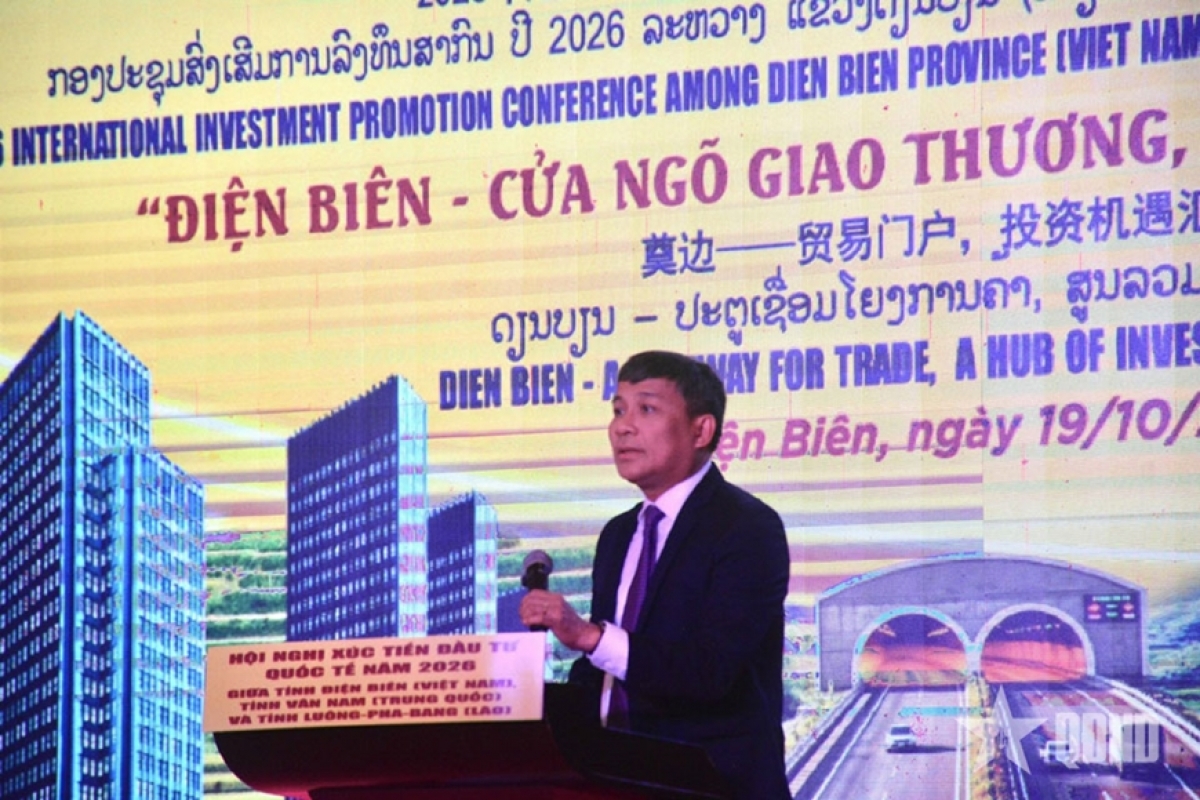 Thứ trưởng Bộ Ngoại giao Nguyễn Minh Vũ phát biểu tại Hội nghị. Ảnh: qdnd.vn