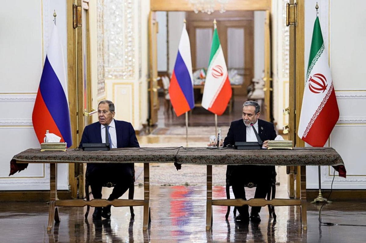 Le ministre russe des Affaires étrangères, Sergueï Lavrov, et son homologue iranien, Abbas Araghchi. Photo: Ministère russe des Affaires étrangères