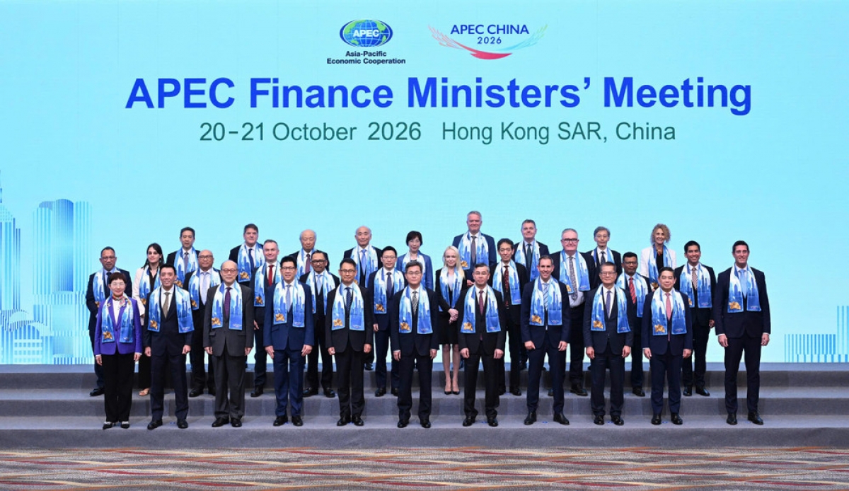 Finanzminister der APEC-Volkswirtschaften bei der APEC-Finanzministerkonferenz 2026 in Hongkong. (Foto: Organisationskomitee)