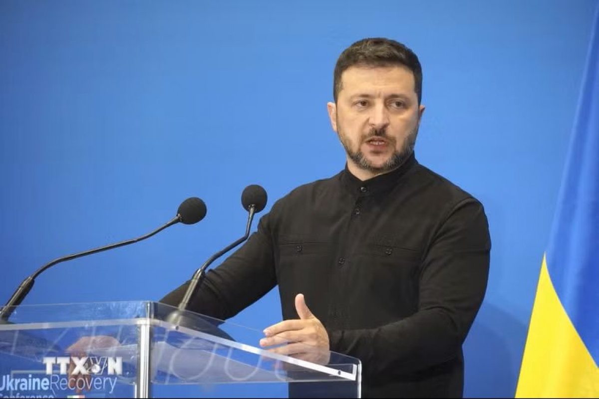 Ukraine’s President Volodymyr Zelensky. (Photo: Kyodo/VNA)