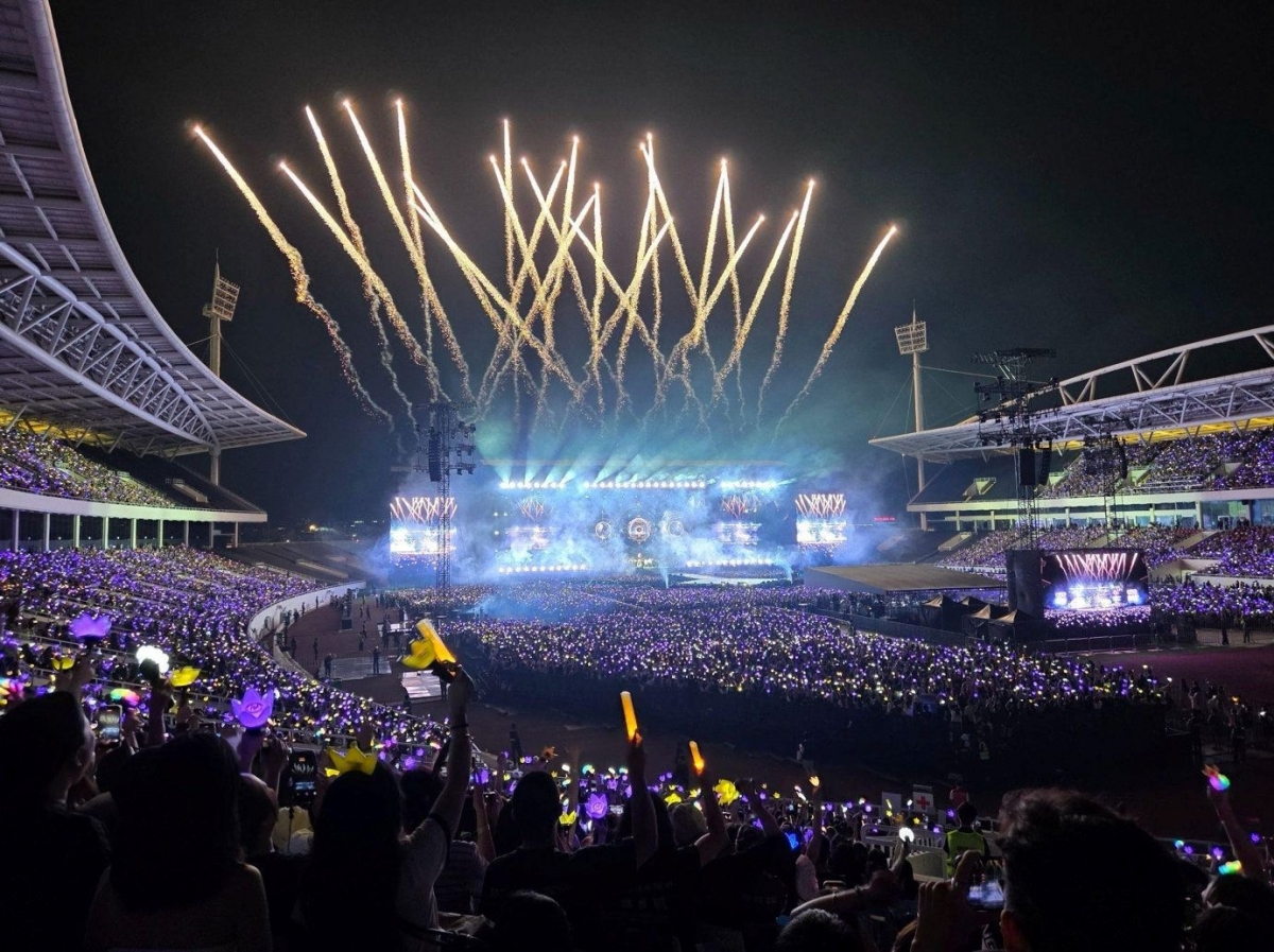 BIGBANG's concert at My Dinh National Stadium, Hanoi, October 24, 2026 (Photo: Quynh Phuong)