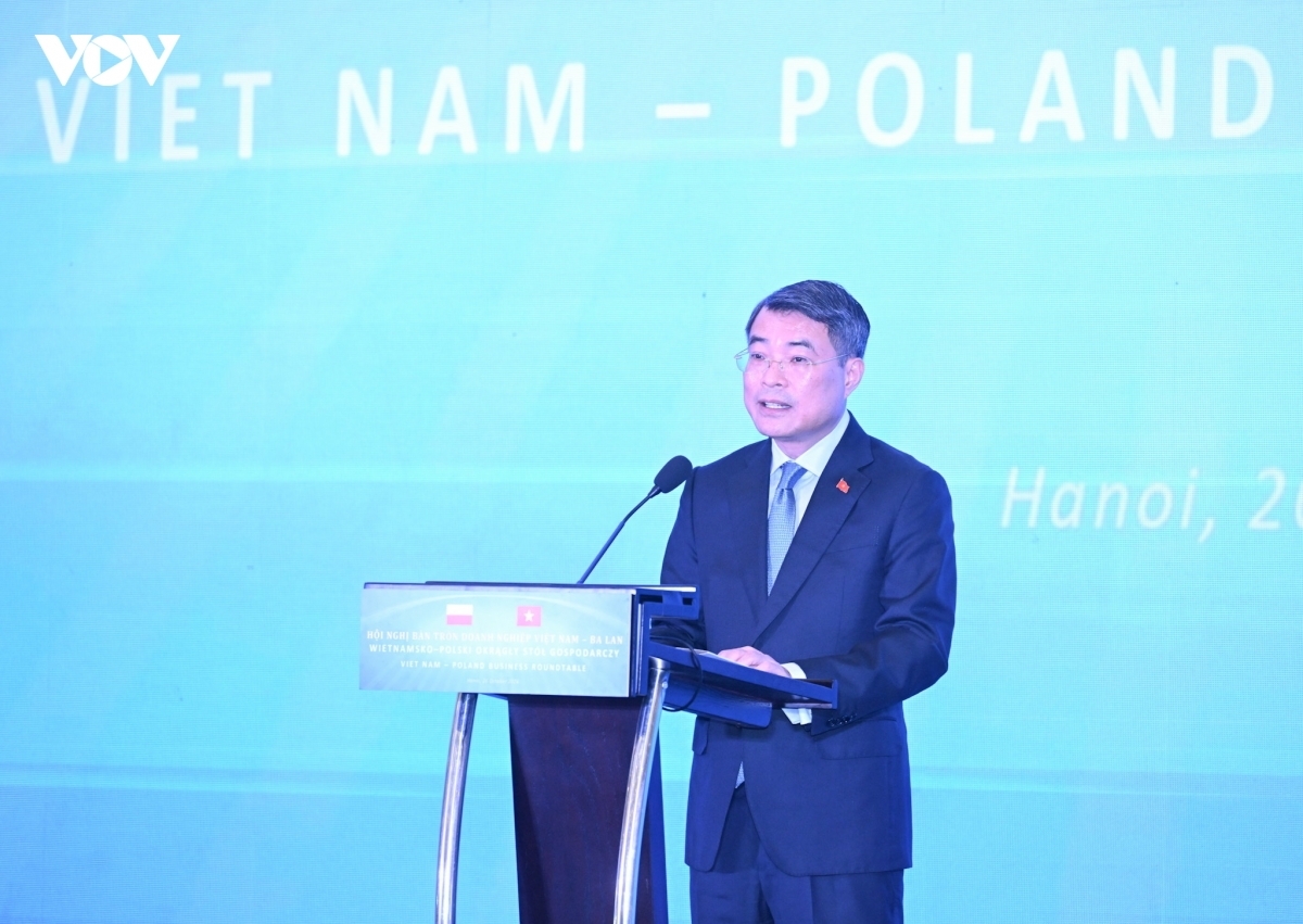 会議で発言したレ・ミン・フン首相　写真: VOV