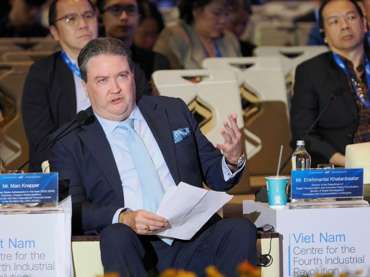 Marc Knapper, Chairman of Knapper Global Advisors (KGA) and an adviser to the Vietnam International Financial Center in Ho Chi Minh City. (Photo: Organizing Committee)
