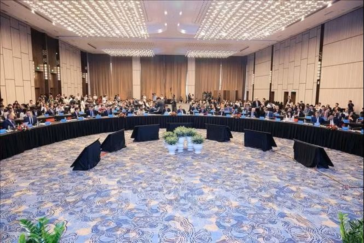 The opening ceremony of the Vietnam International Digital Week 2026 (Photo: VNA)
