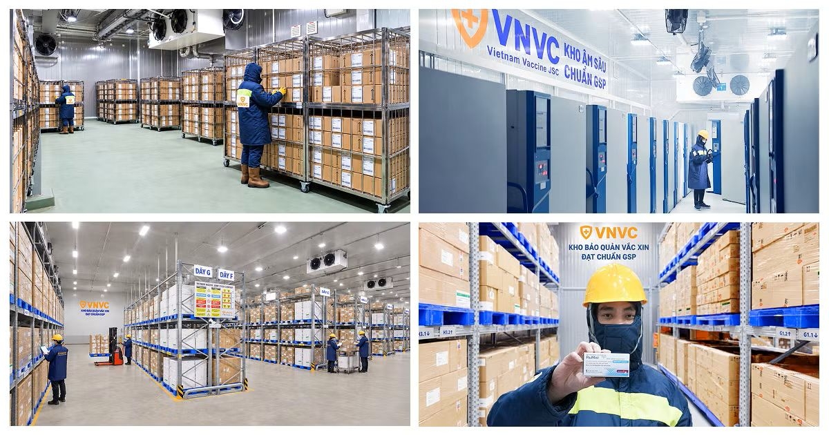 VNVC cold and ultra-cold vaccine storage facilities (Photo: VNA)