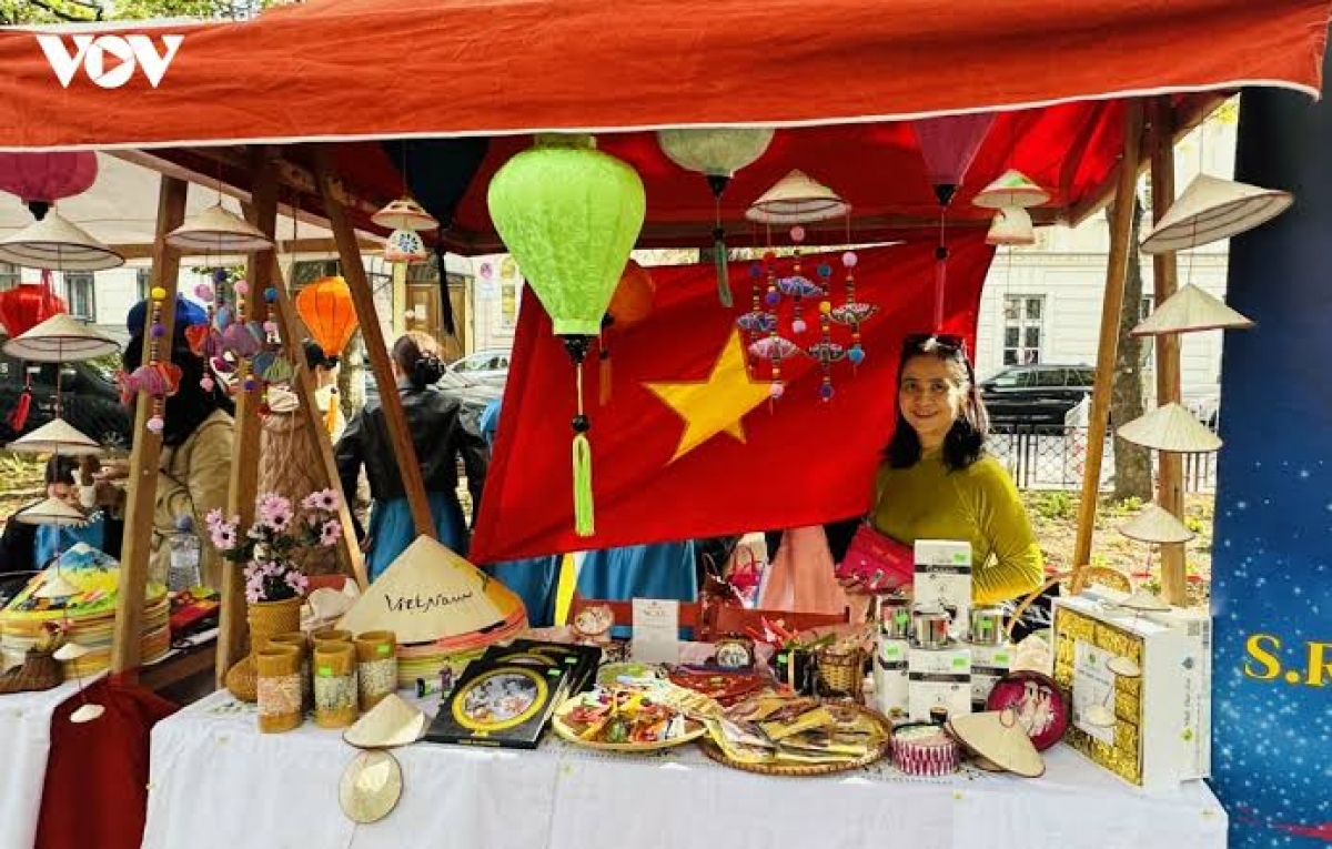 Der vietnamesische Stand beim Asientag 2026.