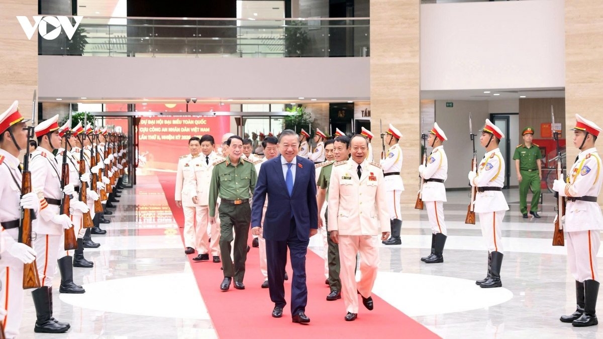 General Secretary and President To Lam attends the 2nd National Congress of the Vietnam Association of Veteran People's Public Security Officers (2026–2031 term). Photo: Viet Cuong/VOV