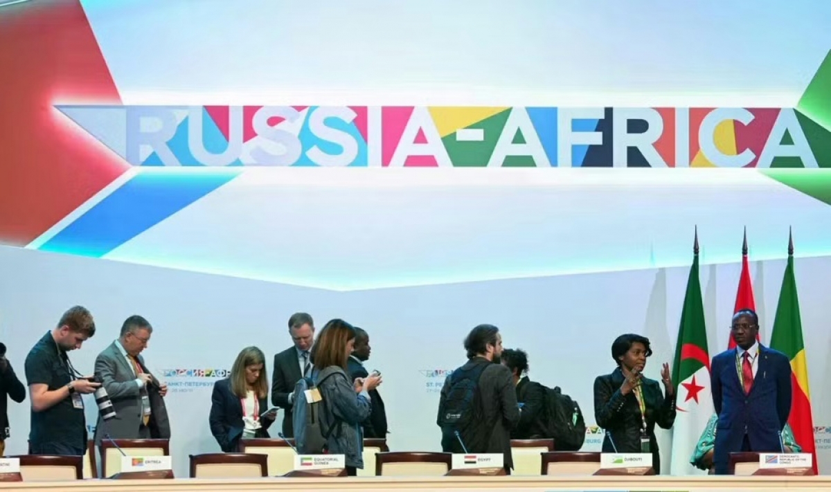 La tercera Cumbre Rusia-África se desarrolla en Moscú. Foto: Ria Novosti