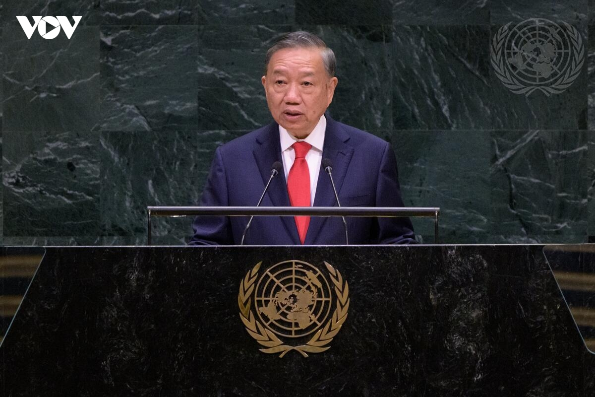 เลขาธิการใหญ่พรรค ประธานประเทศเวียดนาม โตเลิม กล่าวปราศรัยในการอภิปรายทั่วไปในระดับสูงของการประชุมสมัชชาใหญ่สหประชาชาติสมัยที่ 81