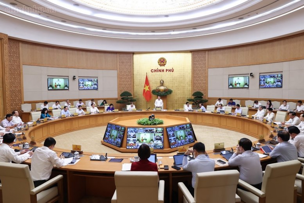 La réunion gouvernementale du mois de septembre. Photo: chinhphu.vn/Nhât Bac
