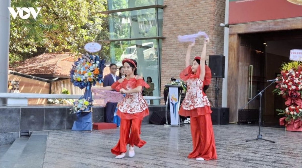 Ein Auftritt beim Kulturaustausch zwischen Vietnam und Argentinien in Hanoi.