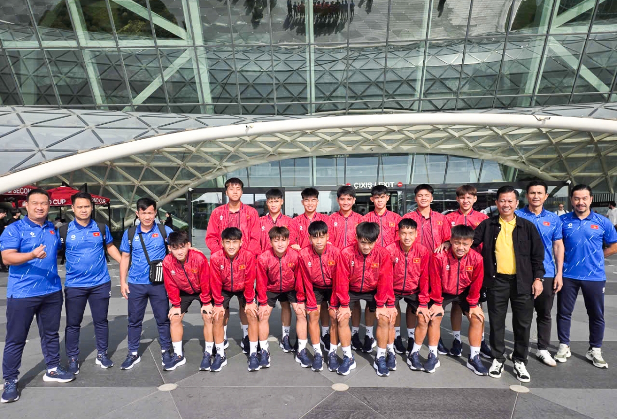 Die vietnamesische U15-Fußballmannschaft. (Foto: vff.org.vn)