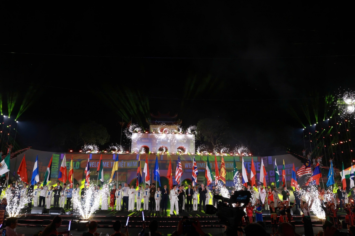 The opening ceremony of the 2nd World Cultural Festival in Hanoi, October 1, 2026 (Photo: Kim Lieu/VOV5) 