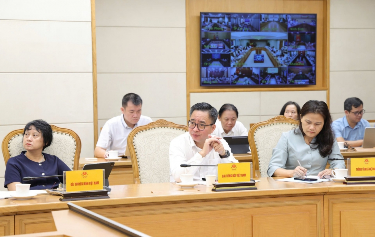 Para delegasi menghadiri konferensi (Foto: Huong Giang / VOV1) 