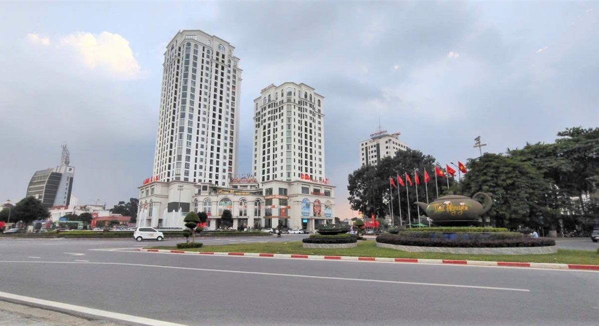 Streets in Thai Nguyen are decorated to welcome visitors to the festival (Photo: VOV)