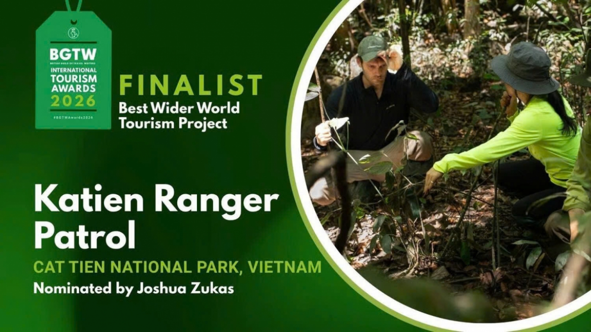 The “Katien Ranger Patrol” tour is one of three finalists in the “Best Wider World Tourism Project” category. (Photo: katiensafari.com)
