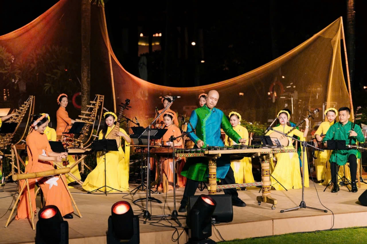 Suc Song Moi, la primera y única Orquesta de instrumentos hechos con bambú de Vietnam. Fuente: Orquesta Suc Song Moi